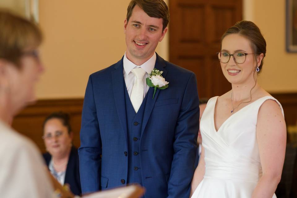 Smiles down the isle