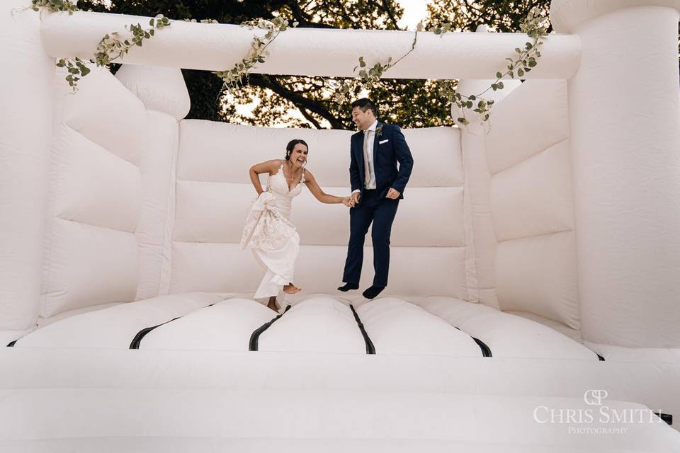 Wedding bouncy castle