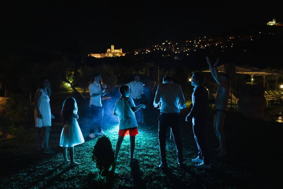 Family dancing