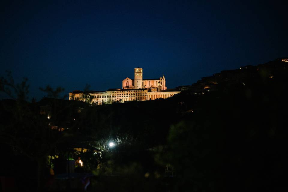 Assisi night lights