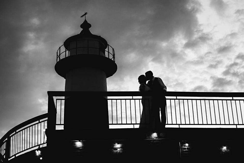 Silhouette at Southsea Castle