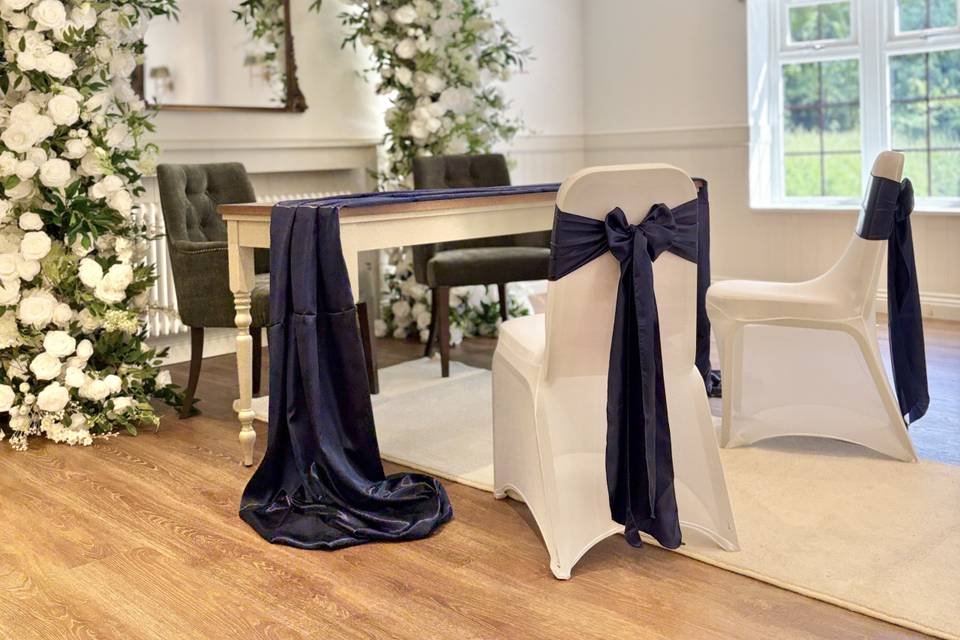 Indoor Aston Ceremony Room