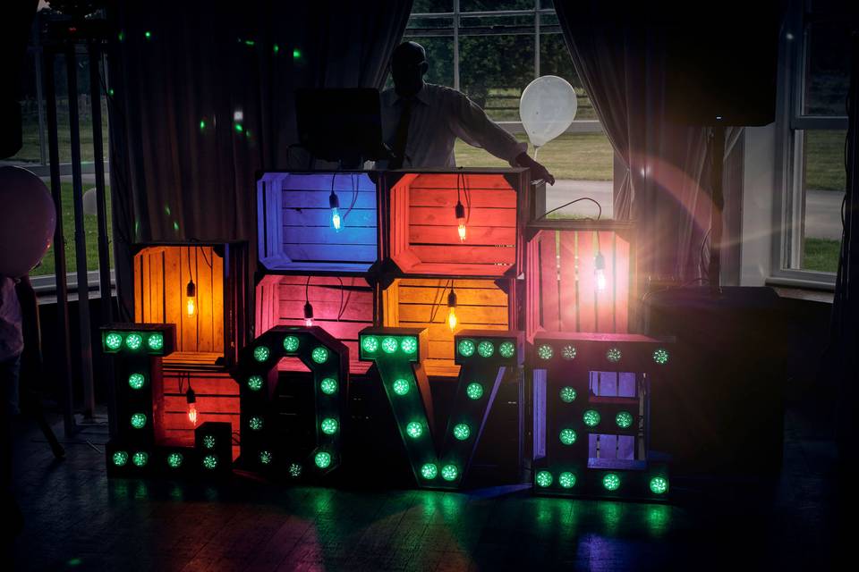 Rustic Disco Set-Up