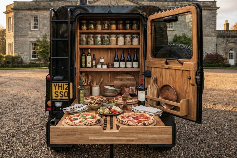 Pizza Van Setup,Northumberland