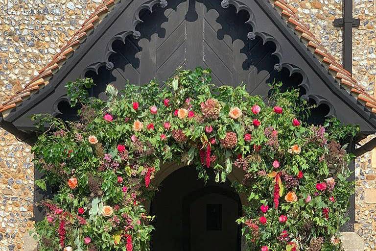 Church flower arch