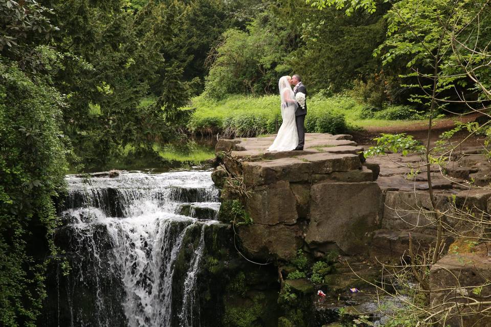 Jesmond Dene waterfall