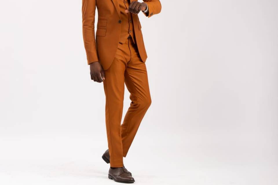 Bronze brown 3piece suit