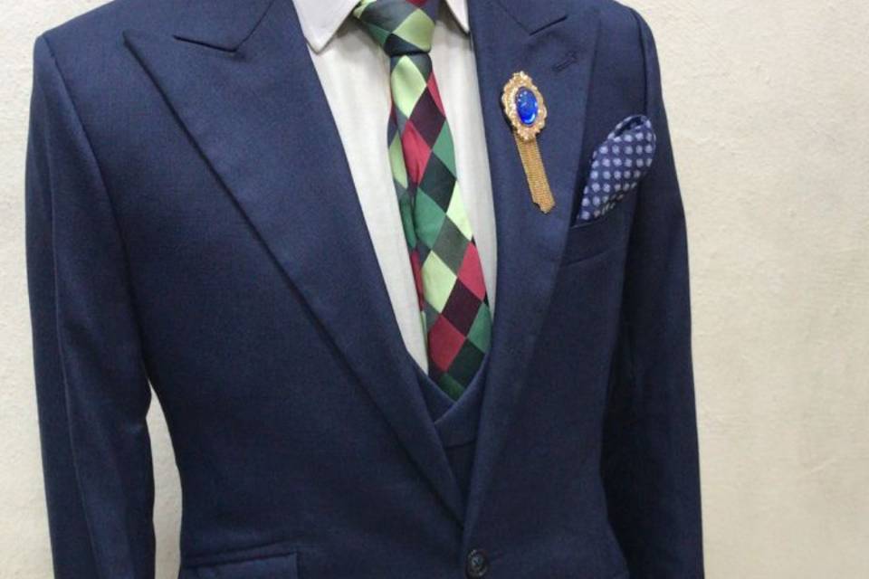 Dark blue 3piece suit