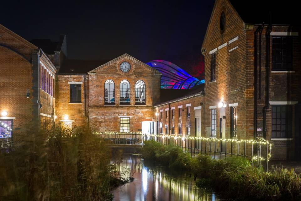 Laverstoke Mill at Night