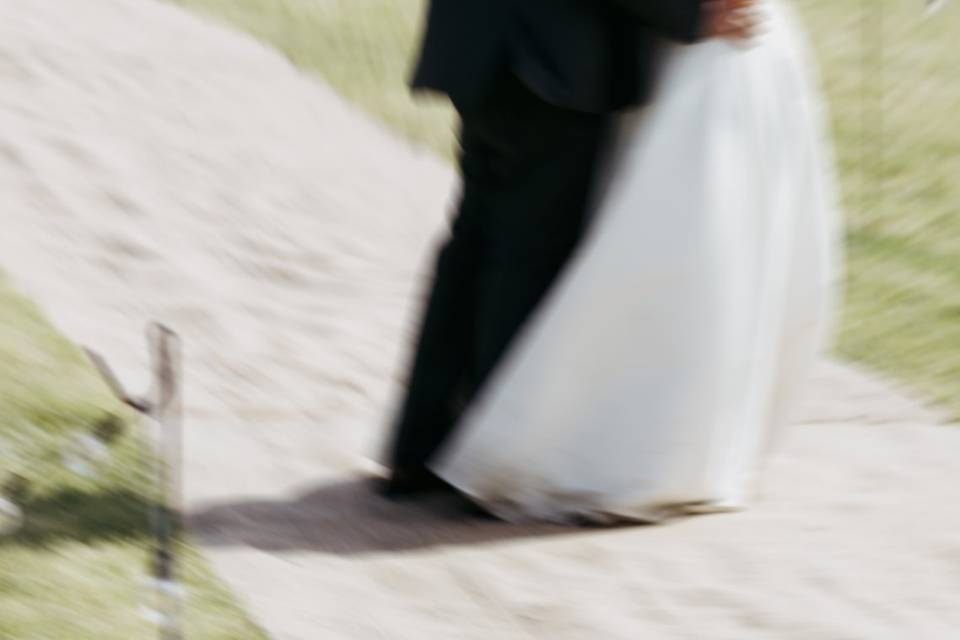 Blurry couple