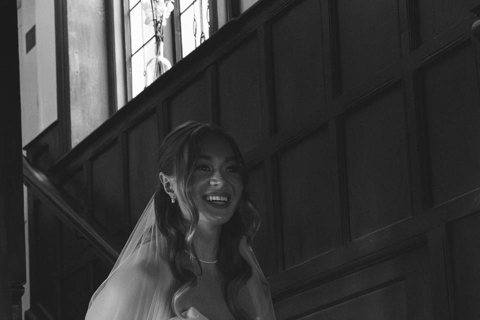 Bridal portrait Prested Hall