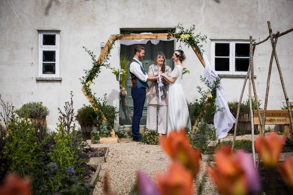 River cottage wedding