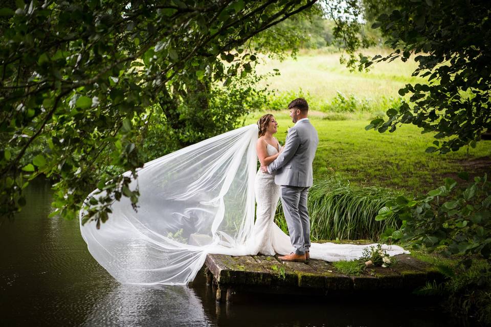 Rainy wedding day