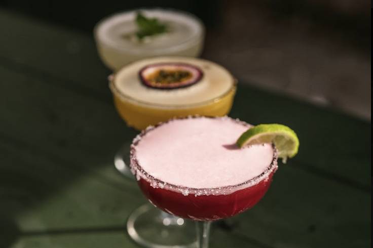 Cocktails and canapes