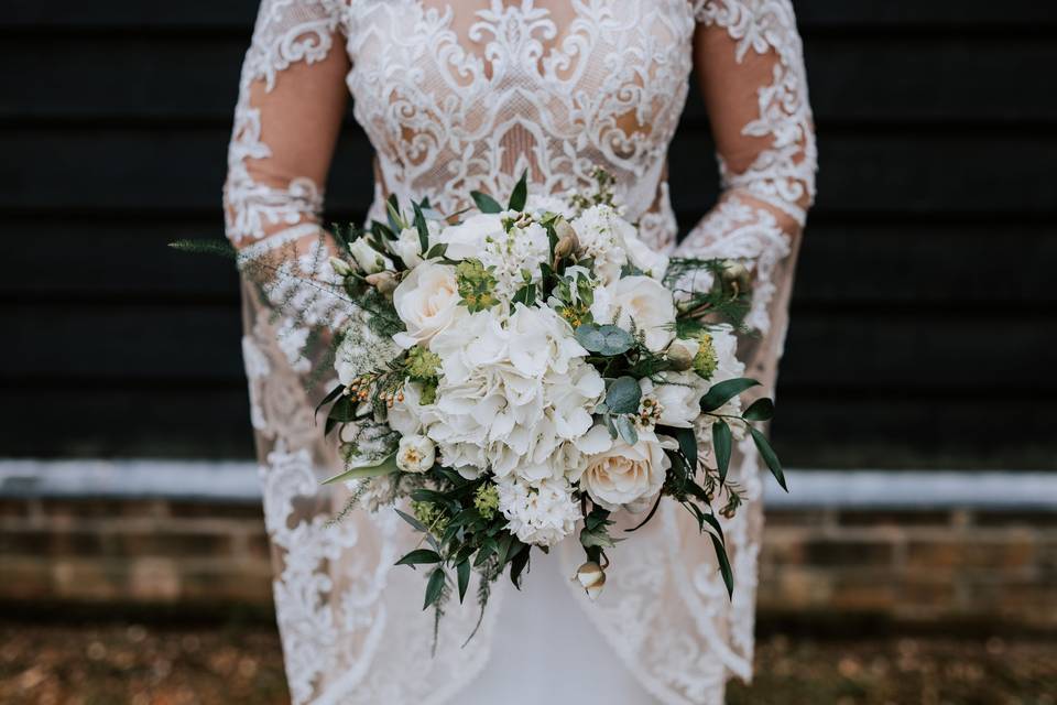 Stunning bridal bouquet