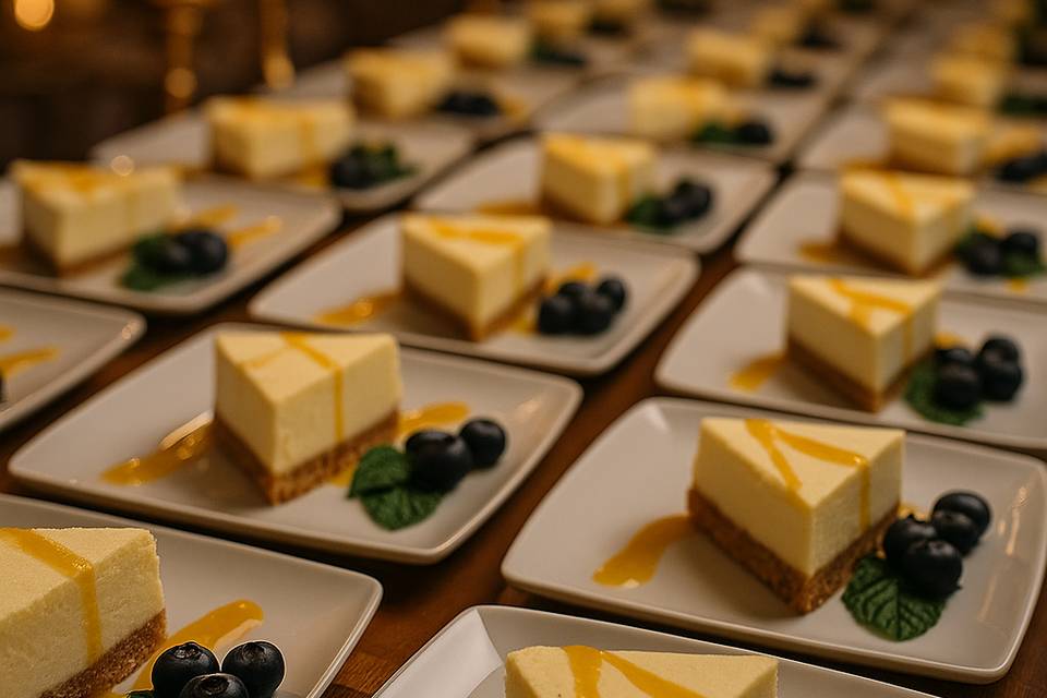 Mango & Vanilla Cheesecake
