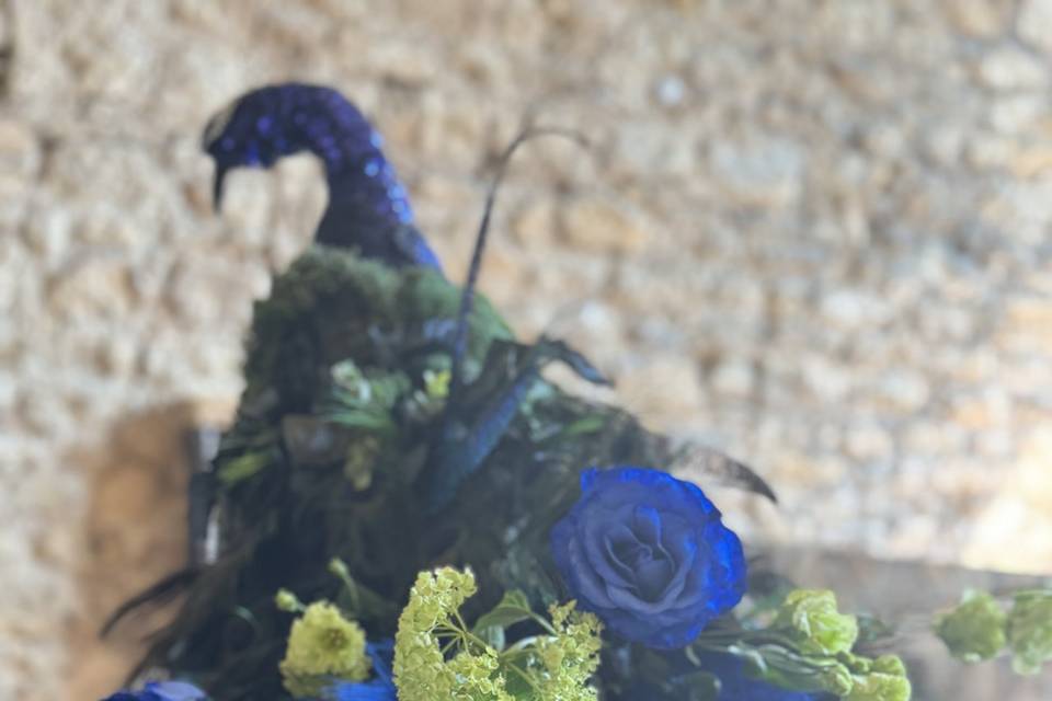 Hand crafted Peacock!