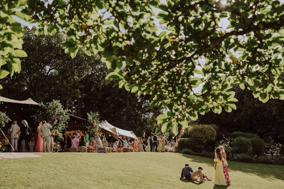 Marquee wedding, the Cotswolds