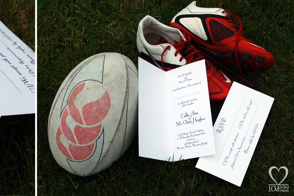 Rugby Invites