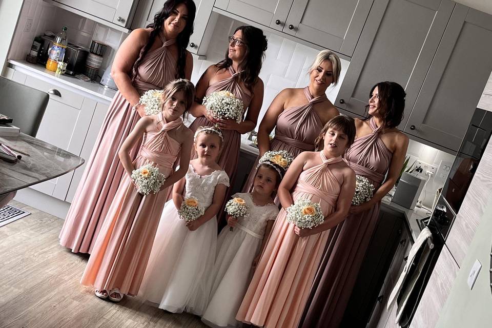 Bridesmaids makeup