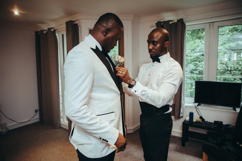 Groom and best man