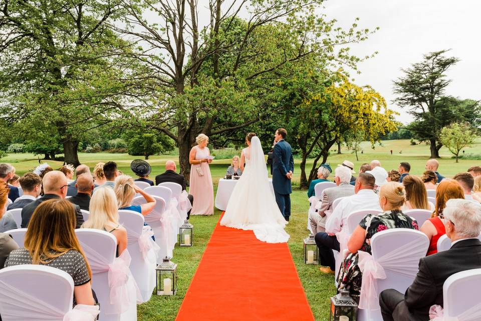 Outdoors Ceremony