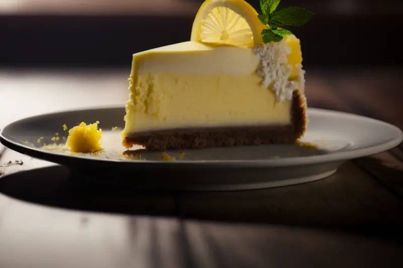 Scrumptious lemon cheesecake