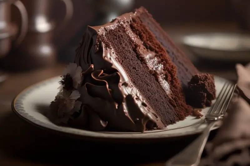 Decadent chocolate cake