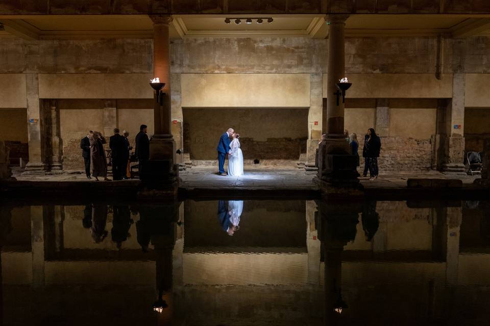 Roman baths wedding