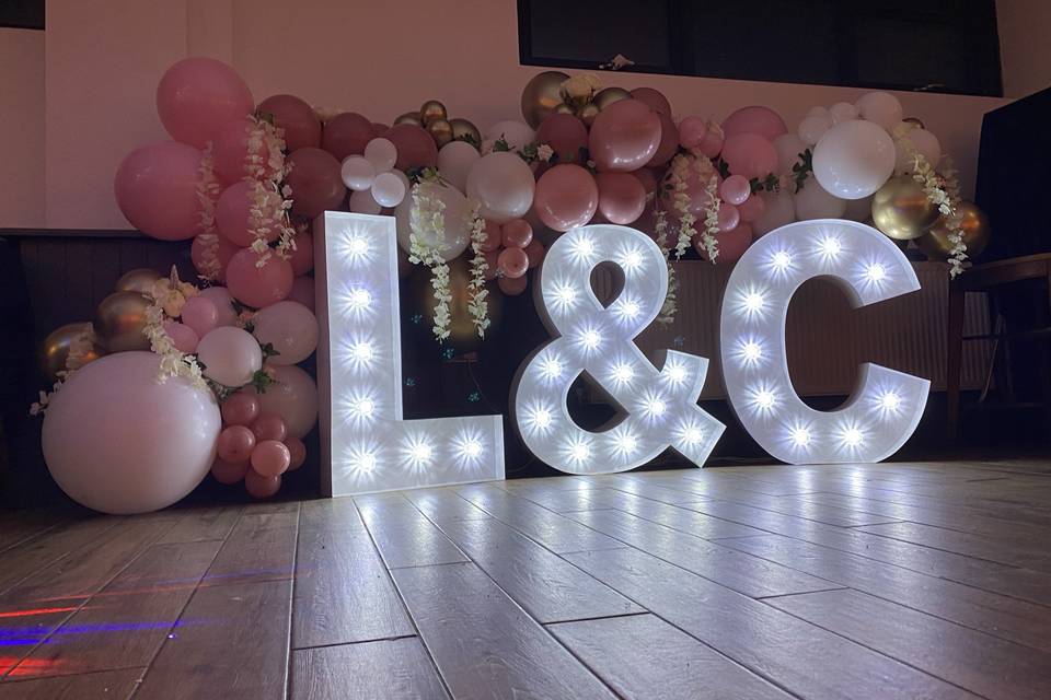 4ft Light Up Numbers / Letters