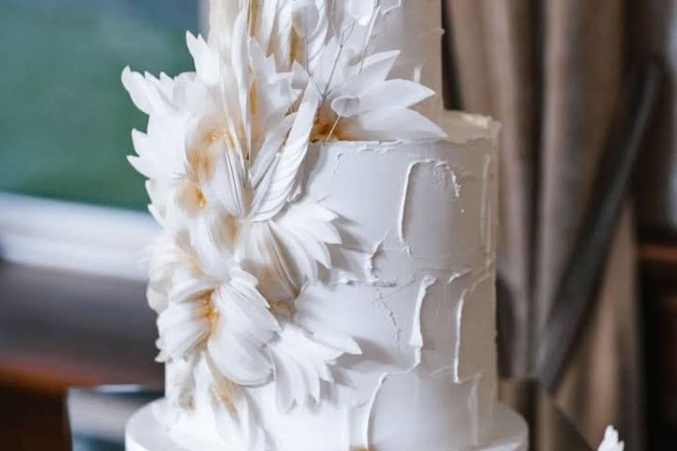 Modern wedding cake