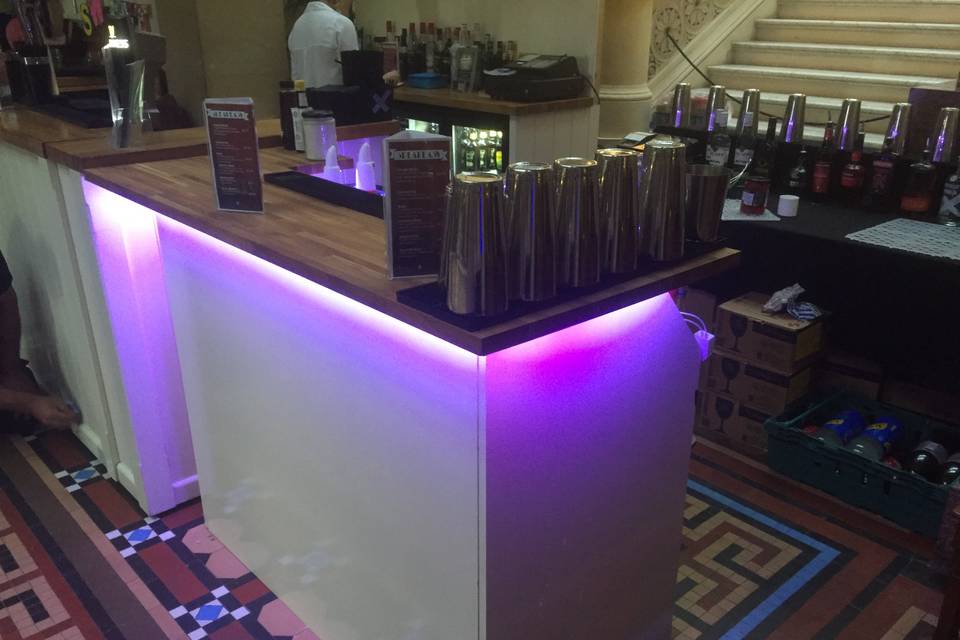 Our bespoke Cocktail bar