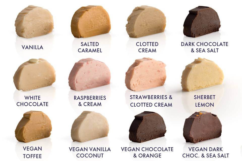 Slab fudge menu