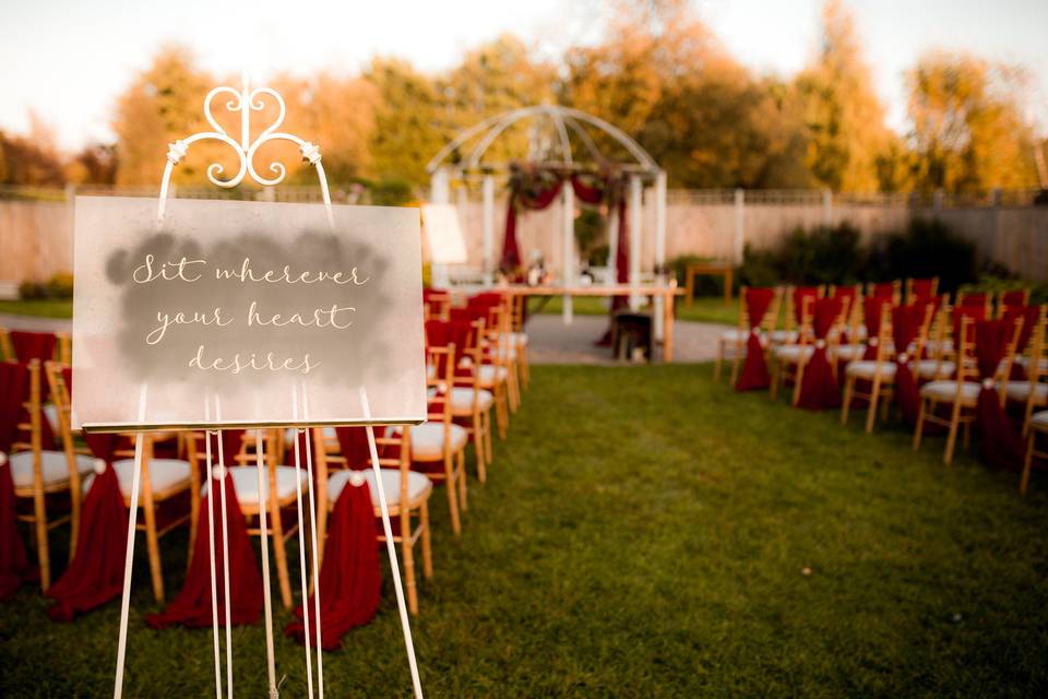 Outdoor Wedding Ceremony