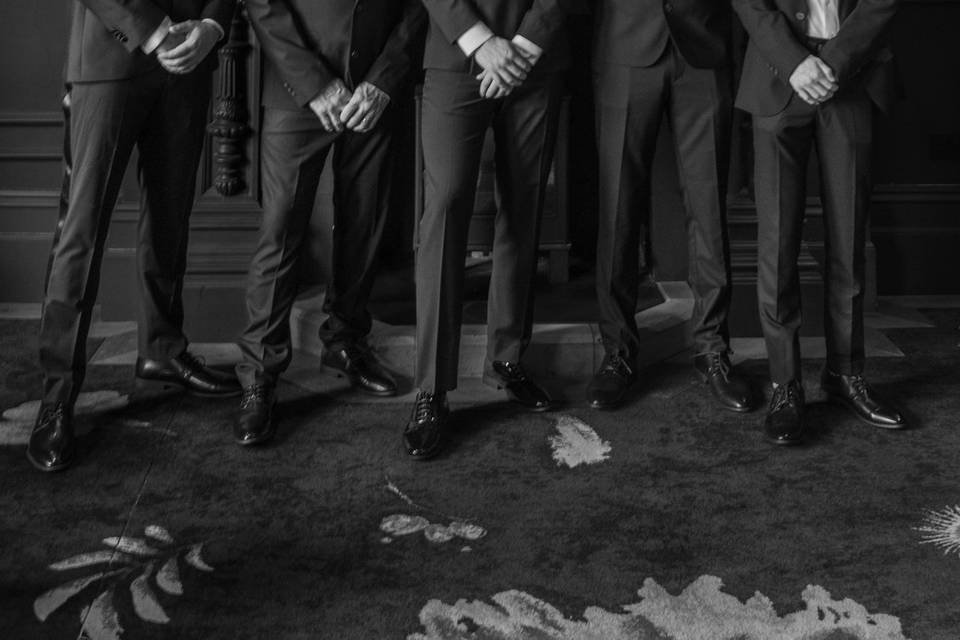 Grooms men portraits