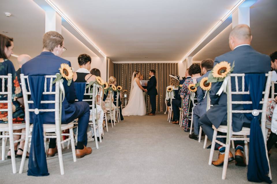 Orchard Room ceremony