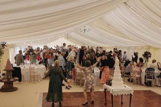 Marquee Wedding Fun