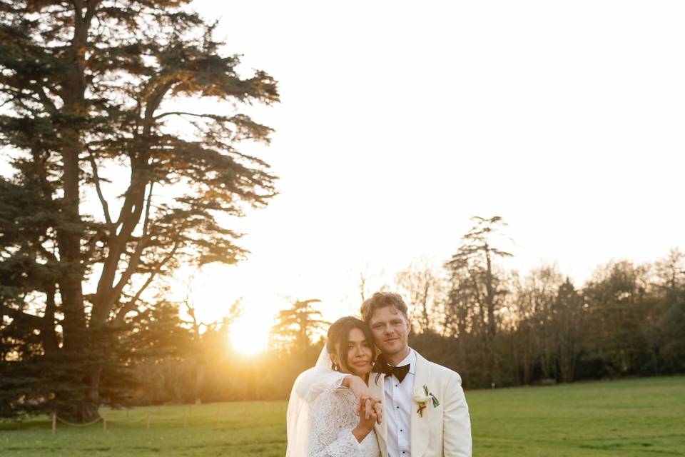 Golden hour couples portraits
