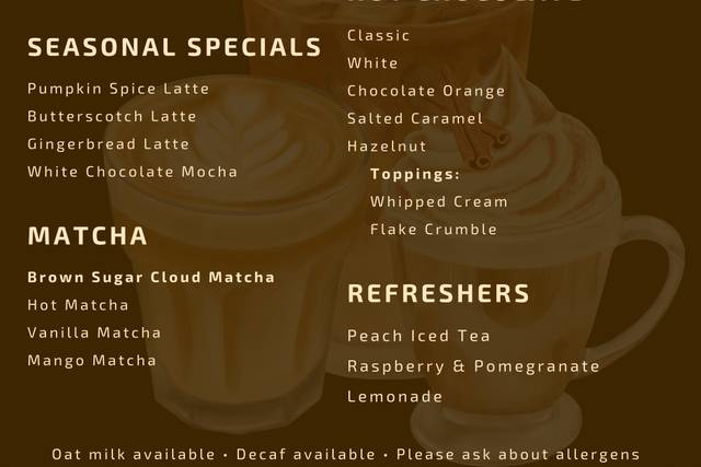 Winter Menu