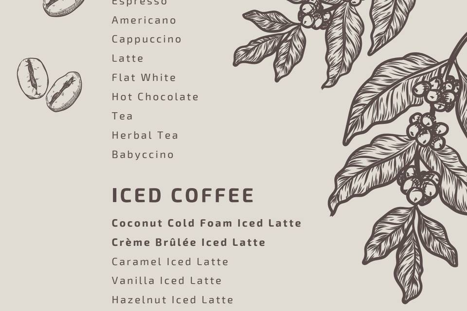 Summer Menu (2026)