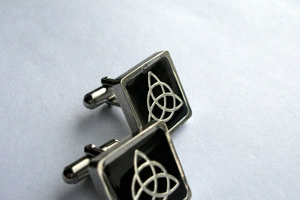 Celtic cuff links