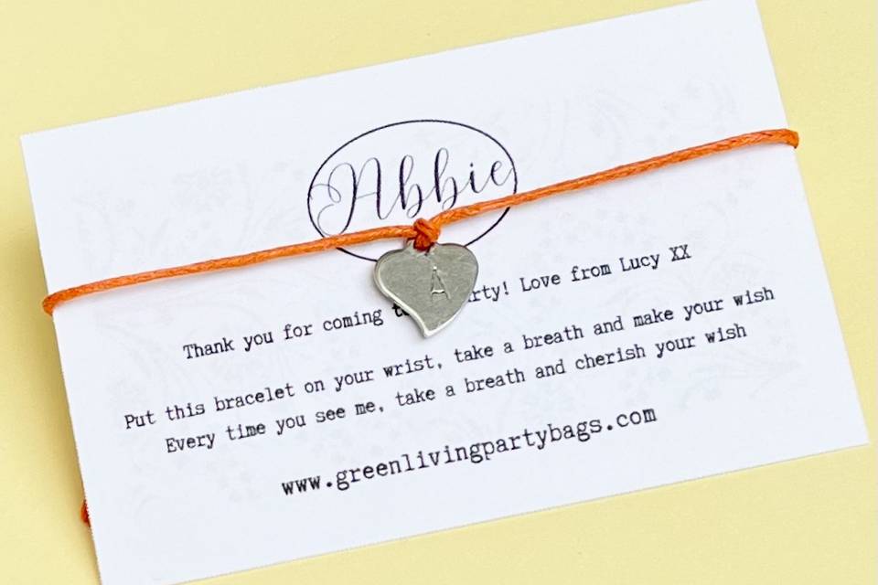 Hand stamped bracelet