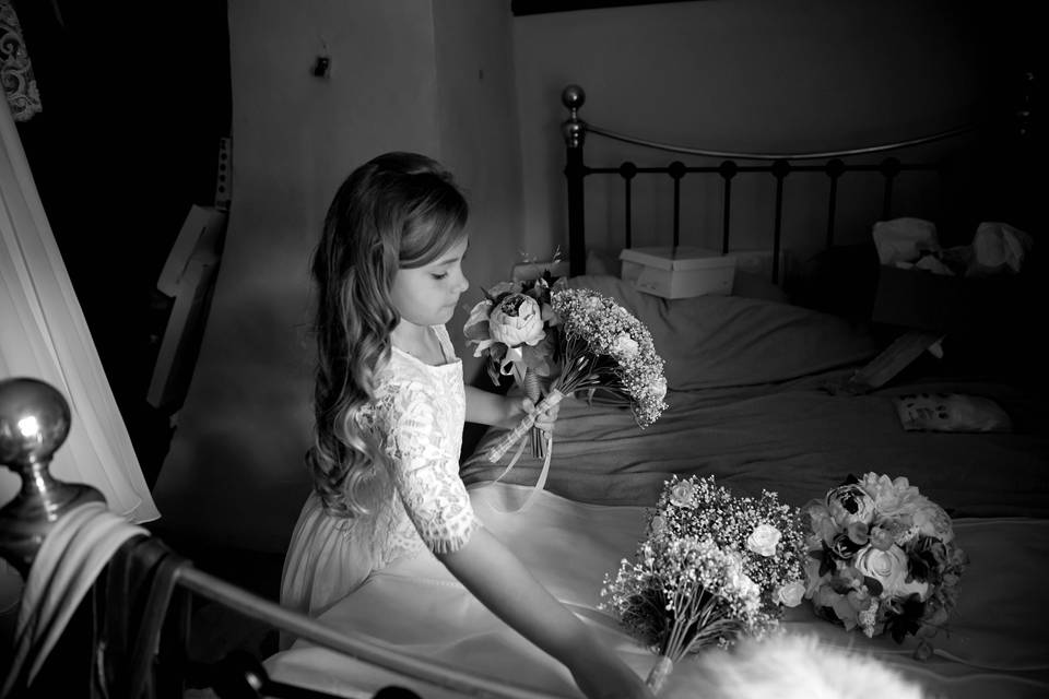Bride's daughter