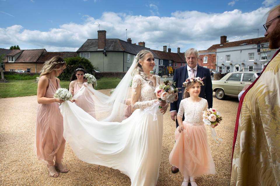 Bride on the way