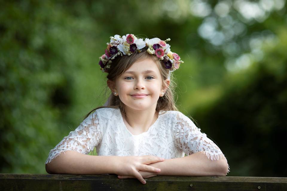 Bride's daughter