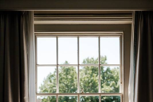 Bride in Georgian bedroom