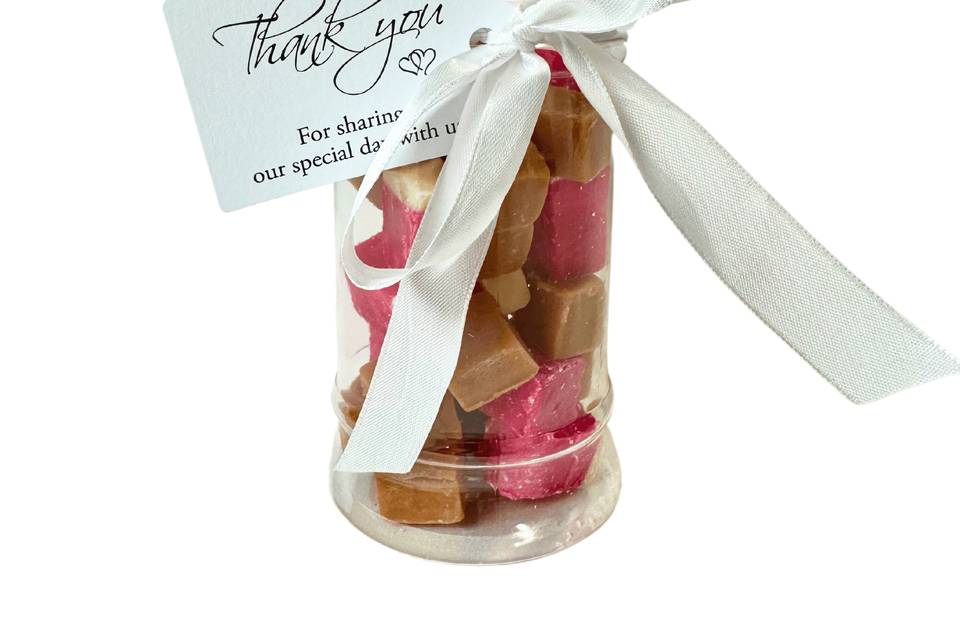 Mixed Fudge Wedding Favour