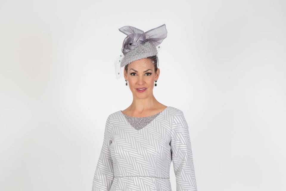 Grey dress for mothers