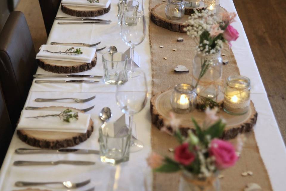 Rustic table top