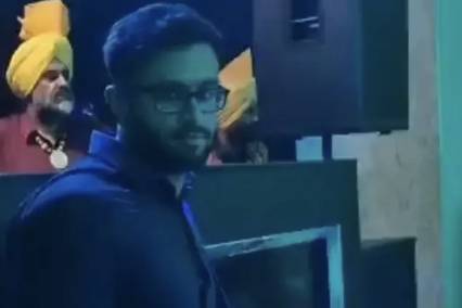 Professional dhol player